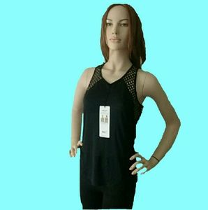 Alo Yoga CAGE TANK COOL COMFORT Black Color.